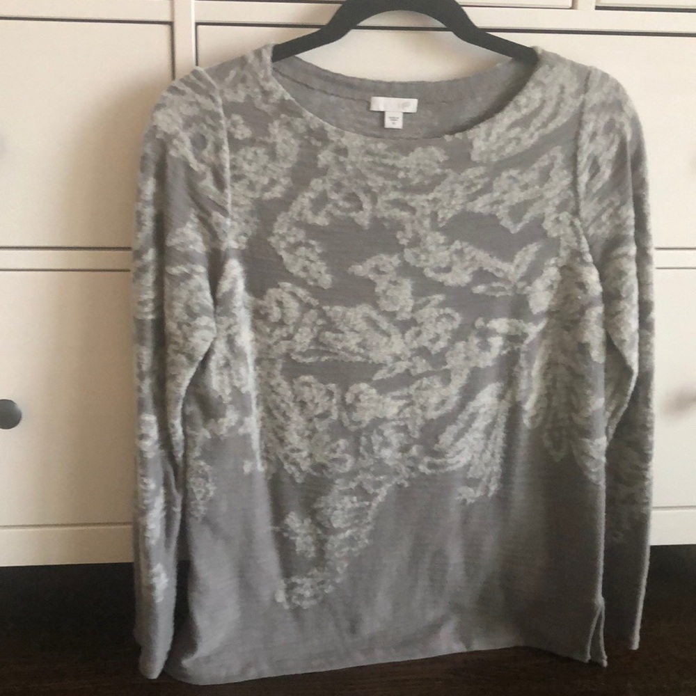 Beautiful JJill Sweater Size XS Grey